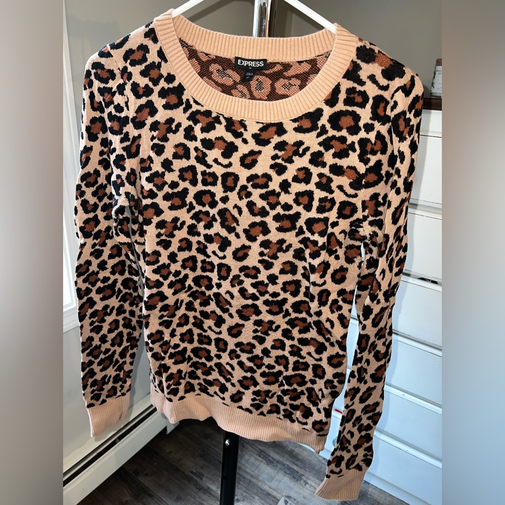 Express Leopard Sweater